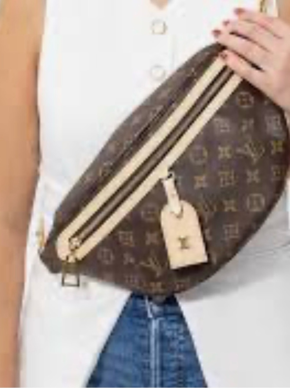 Monogram high rise bumbag